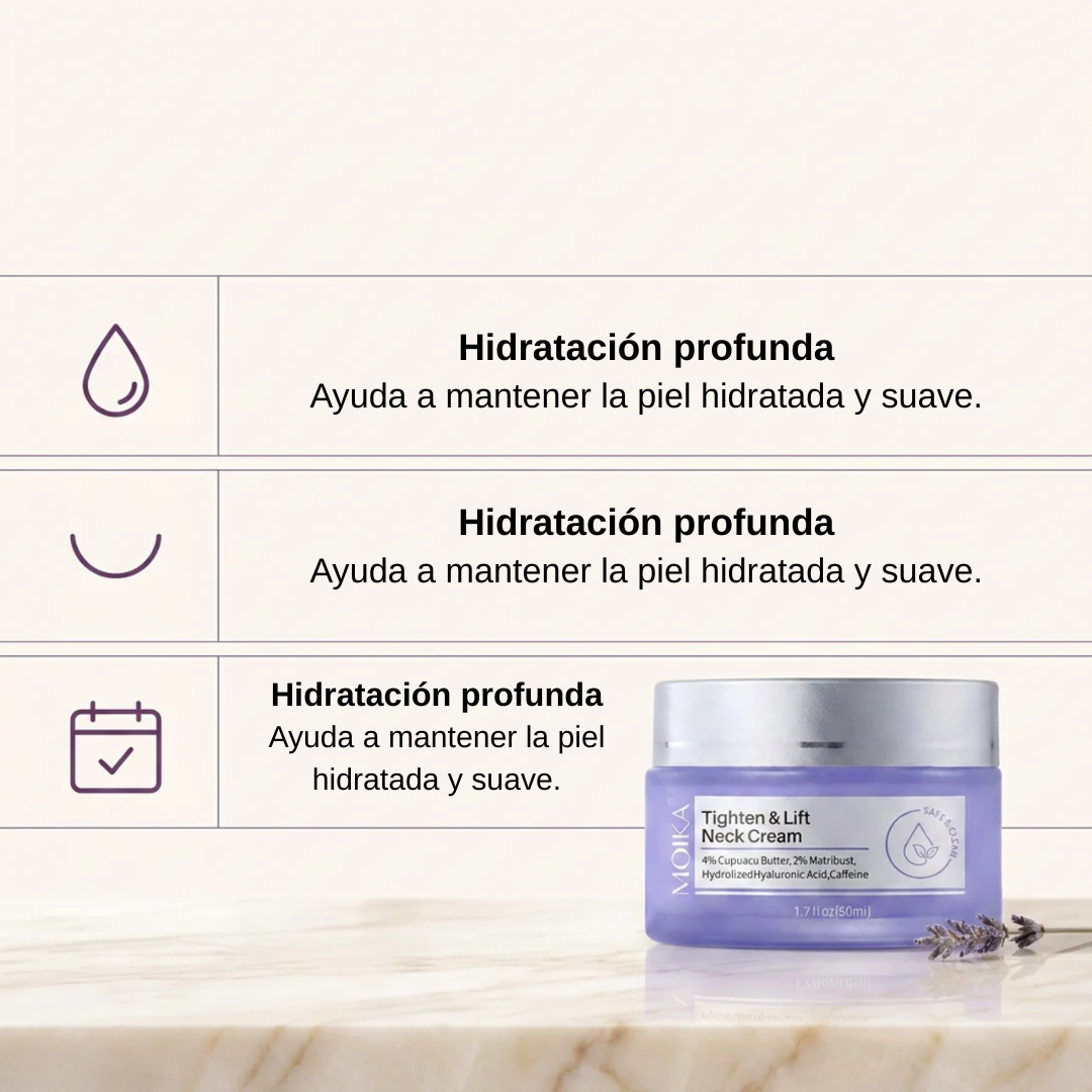 Crema Reafirmante para Cuello Meravun