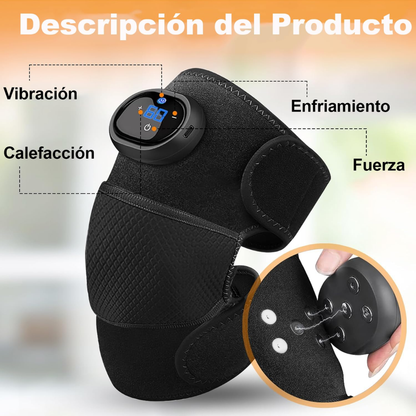 Relaja tus rodillas con calor y vibración