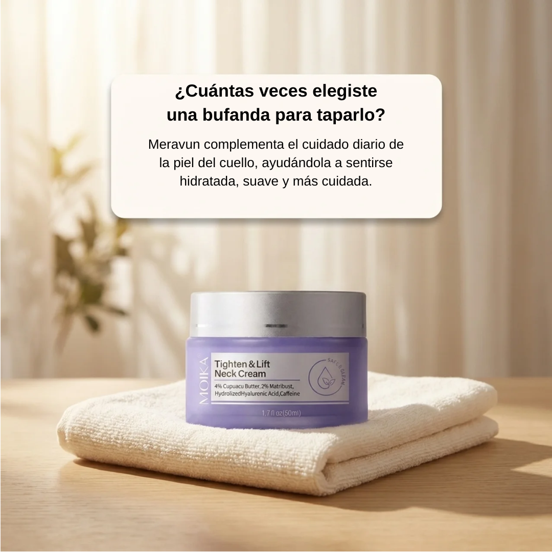 Crema Reafirmante para Cuello Meravun