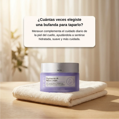 Crema Reafirmante para Cuello Meravun